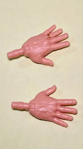 Marvel Legends - 1 par de mãos p/ bonecos - ideal p/ custom de boneco altura 15 cm