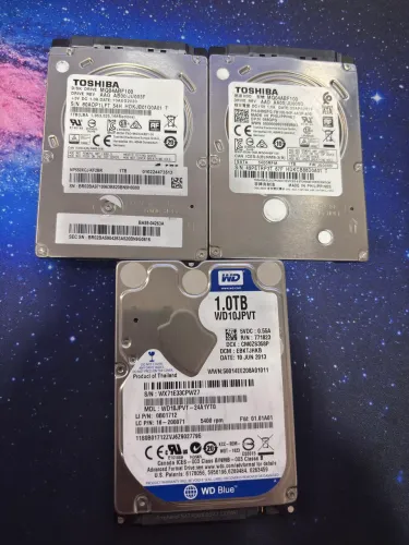 Lote HD 1T notebook / game