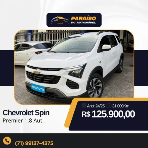 Chevrolet Spin Premier 1.8 8V Econo.flex 5P Aut. 2025