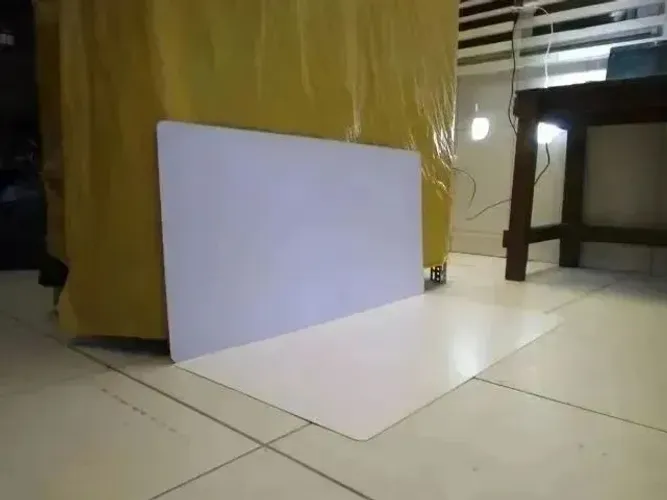 Placas de PVC Branca novas (Aceitamos Cartões 3x sem juros ou 5% no dinheiro).
