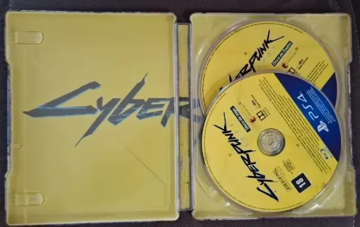  Steelbook Cyberpunk 2077 com jogo (PS4)