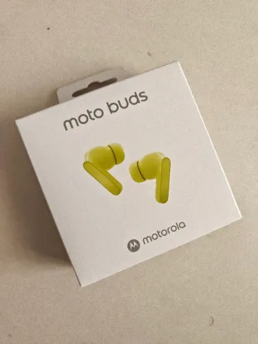 Fone de ouvido Motorola Moto Buds Verde. Aceito cartão.