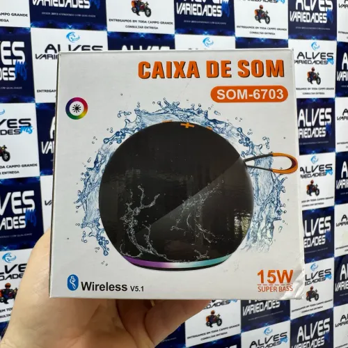 Caixa de som sem fio Bluetooth 15W 