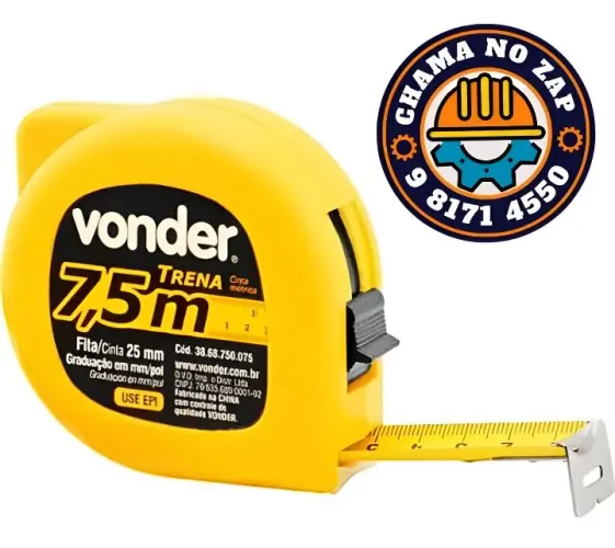 Trena 7,5m Vonder - Precisão e Durabilidade