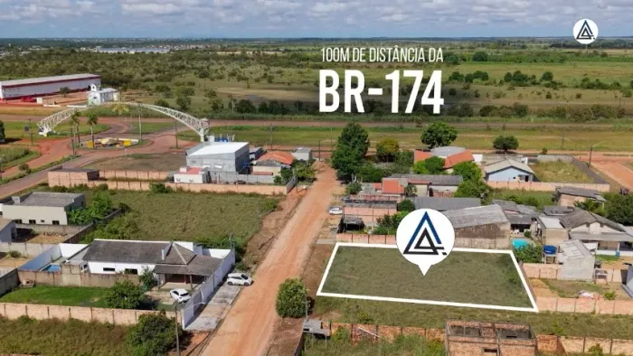 Said Salomao. Lote a 165 metros da BR 174. Apto a financiamento 