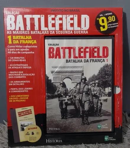 Battlefield: As Maiores Batalhas da Segunda Guerra, Vol. 1 - Batalha da França (DVD)