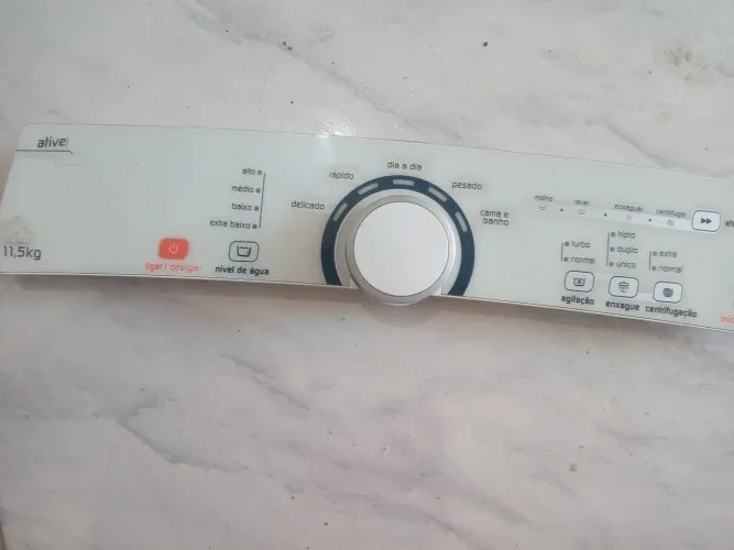 Placa máquina de lavar Placa interface 11,5kg Brastemp Original!