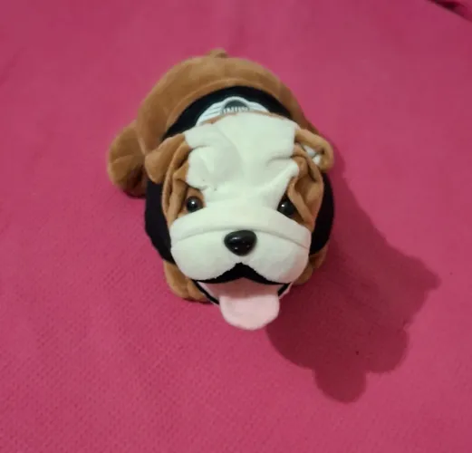Pelúcia Bulldog e brinde