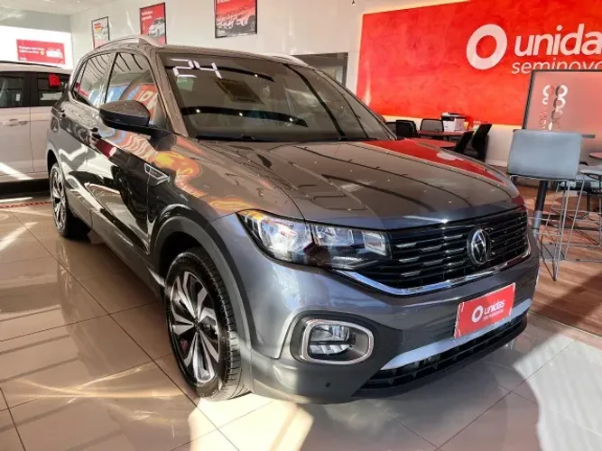 t-cross highline 250 tsi 1.4 turbo carro com km baixo garantia de fabrica