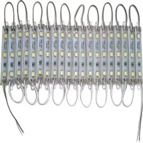 Módulo 3 Led 5050 Branco Frio 12v kit 20 unidades   0912