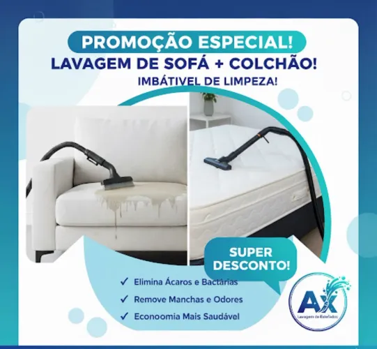 Lavagem de Estofados Profissional