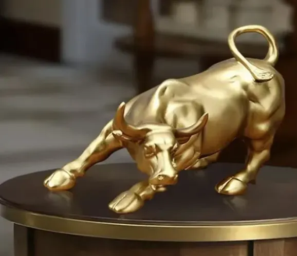 Búfalo de Wall Street Sorte Dinheiro Dourado 