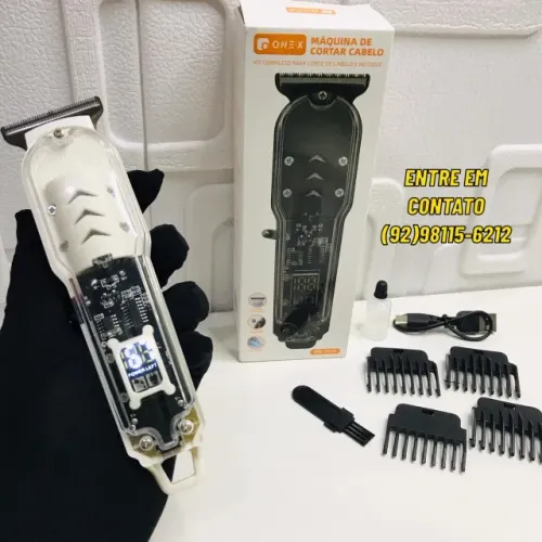 Maquina de Cabelo Profissional e Acabamento - Entrega das 9 até 22hrs
