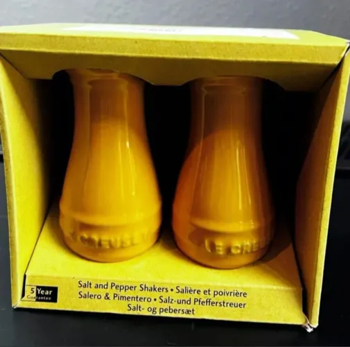 Saleiro & Pimenteiro Dijon Yellow Le Creuset