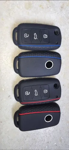 Capa de proteção em silicone para chave canivete vw 