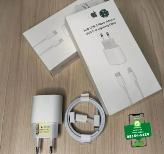 CARREGADOR IPHONE USB 30W TURBO - FAÇO ENTREGA
