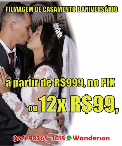 FILMAGEM CASAMENTO / ANIVERSÁRIO