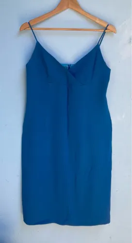 Vestido Feminino Gregory Azul, Tam 42