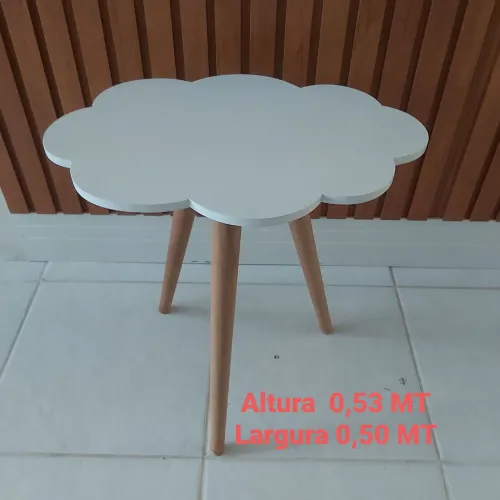 Mesa  Nuvem (Nova) Cor Branca