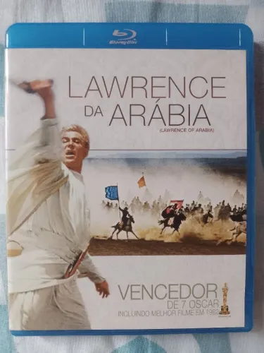 Blu-ray Lawrence da Arábia (Dublado e Legendado)<br>12 1962 ? Guerra/Aventura ? 3h 36m<br>