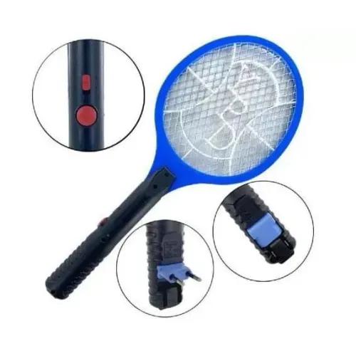 Raquete Elétrica Mosquitos Insetos - Eliminador de Pragas