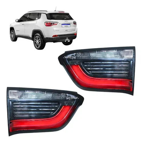 Par Lanterna Jeep Compass 2017 2018 2019 2020 21 C/led Novo