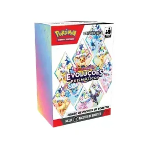 Combo de Booster Pokémon EV8.5 Evoluções Prismáticas