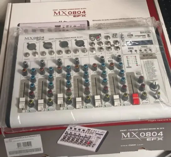 MESA DE SOM ANALÓGICA STANER MX-0804 EFX