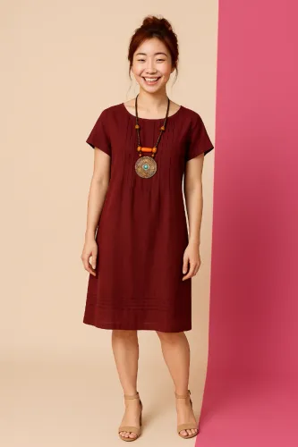 VESTIDO SOCIAL EM VISCOLINHO