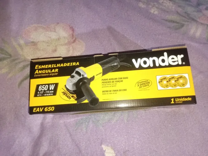 Esmerilhadeira elétrica Angular da marca Vonder*nova*na caixa!