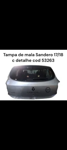 Tampa de mala Sandero 15 c detalhe