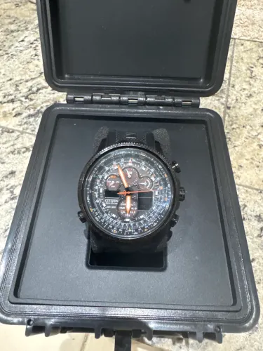 Relógio Citizen Promaster EcoDrive NaviHawk Perpétuo JY8035 