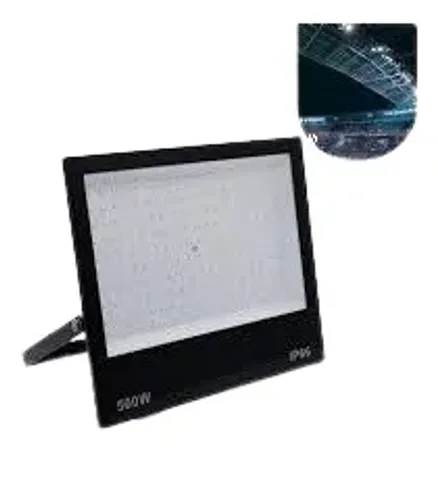 Refletor Led Holofote 500w Cor Da Luz Branco Frio 6500k Resistente Água