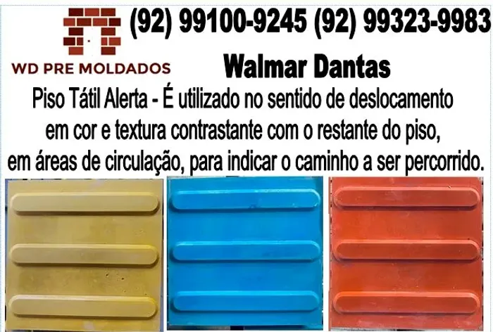 Piso Tátil de Arleta e Direcional Direto da Fábrica 