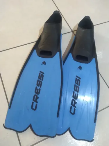 Nadadeira Pe De Pato Mergulho Rondinella Cressi Azul