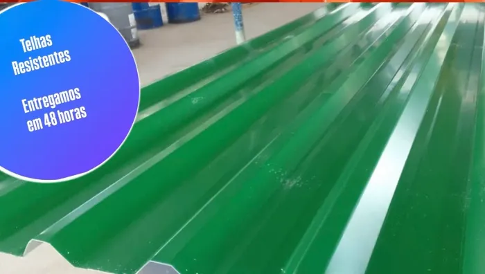 Telha Galvalume Verde