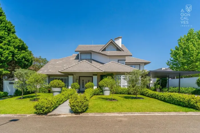 Casa em Condomínio no Palladio, 05 Suítes, 06 Vagas, Jardim com Deck, Santa Felicidade, Cu