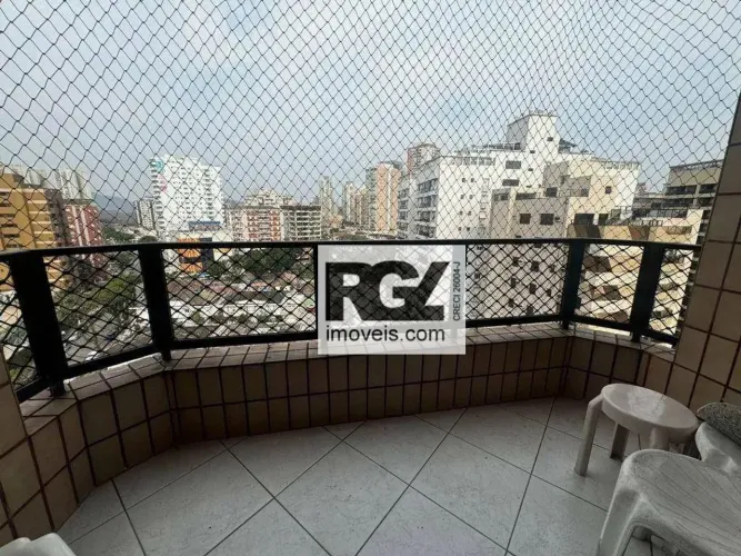 Apartamento com 3 dormitórios à venda, 177 m² por R$ 900.000,00 - Ponta da Praia - Santos/