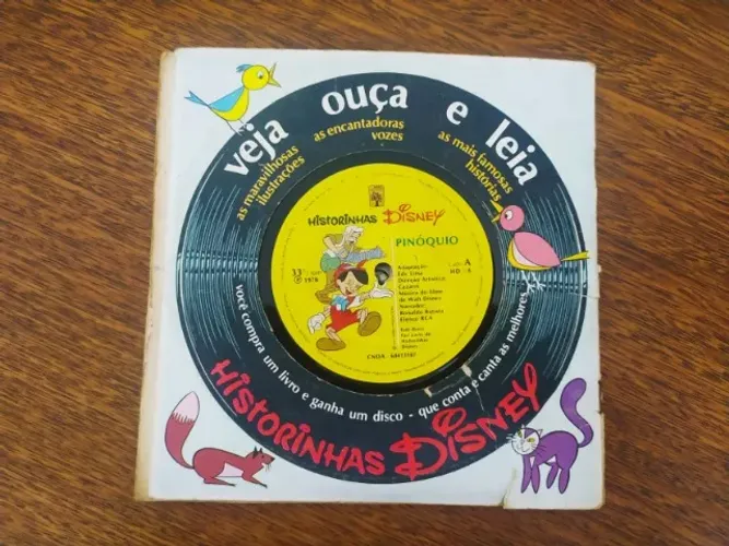Conjunto De Discos De Vinil Historinhas Disney