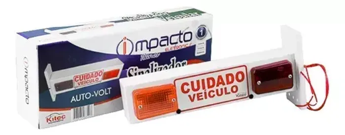 Sinalizador para Garagem Sonoro de LED Bivolt SV-003A Kitec