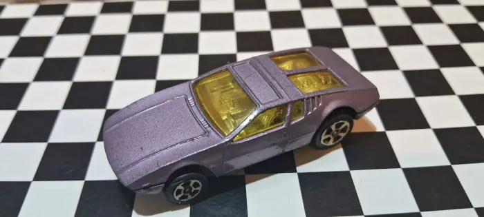 Antiga Miniatura Carro esportivo Corgi Juniors Whizzwheels roxo De Tomaso
