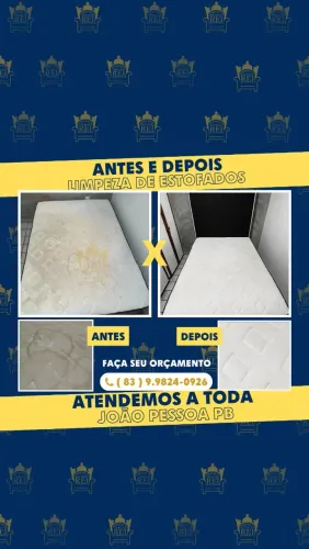 LIMPEZA DE COLCHÃO COM 40% DE DESCONTO