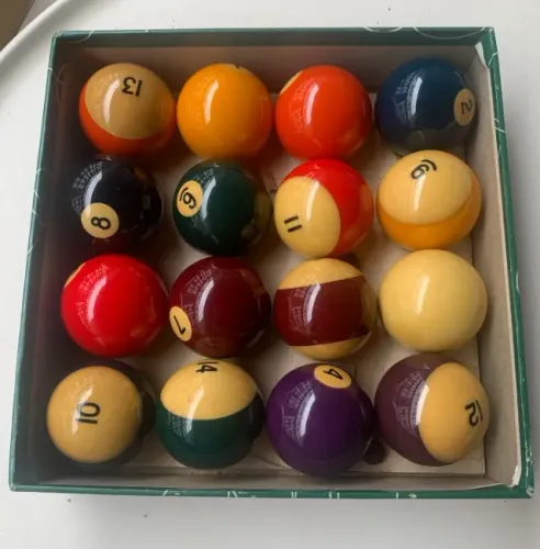 Jogo de bolas numeradas faixadas - Aramith Premier 52,4mm USADAS