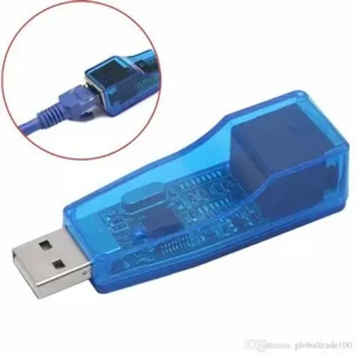 Adaptador Usb Lan Placa Cabo De Rede Externa Rj45 Internet