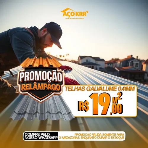 TELHAS COM MENOR PREÇO 