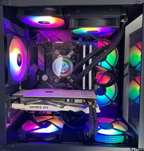 Vendo Peças de Pc, Asus Tuf B450M, 32gb ram, fonte placa de video, fans e watercooler