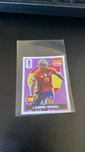 Figurinha Extra LAMINE YAMAL (lilás) ORIGINAL