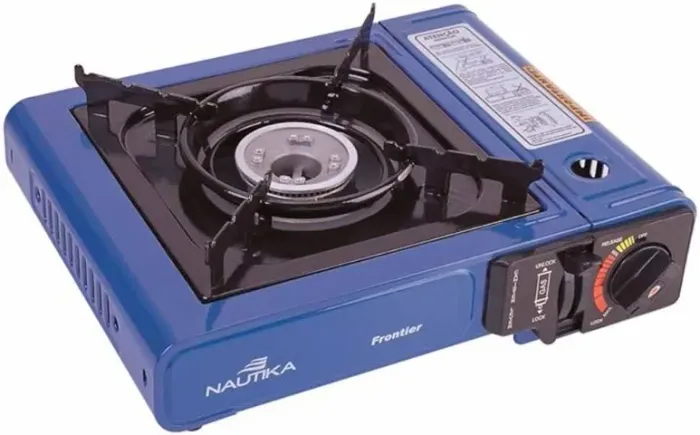Fogareiro Frontier NTK Aço Esmaltado, Ignição Eletrônica, Apoio de Panela, Chama Regulável