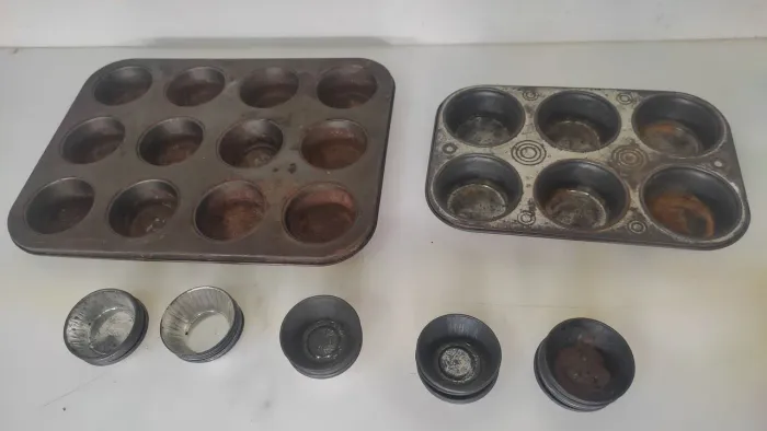 forma de cupcakes assadeira empada bandeija 