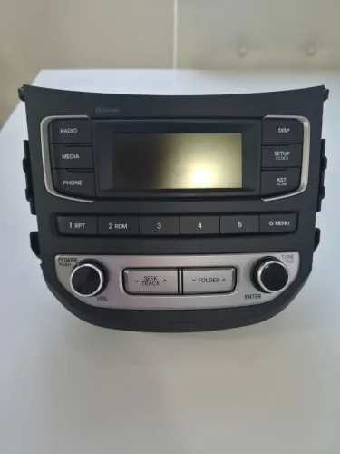 Rádio Original Hyundai HB20 Bluetooth 2015, 2016, 2017, 2018 e 2019